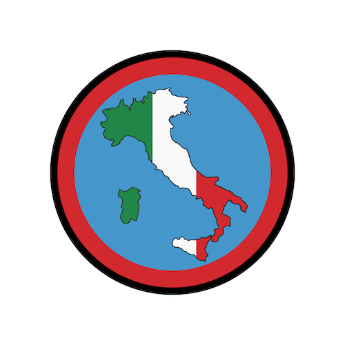 Mangia Mangia Italy Map Patch for Folder