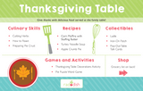 Thanksgiving Table Cooking Kit NS