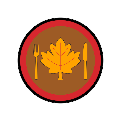 Thanksgiving Table Fall Leaf Place Setting Patch
