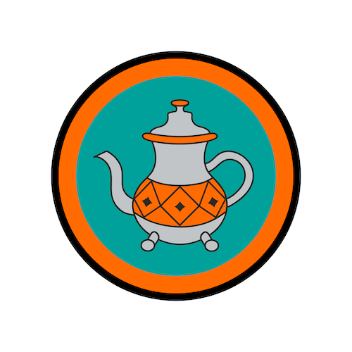 Made in Morocco Tea Pot Patch