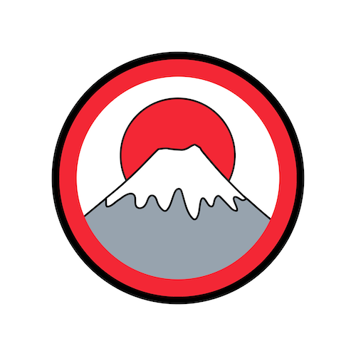 Ticket to Tokyo Mt Fuji Patch for Folder