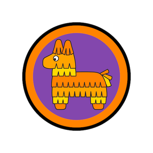 Frightful Fiesta Pinata Patch
