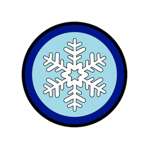 Snowed Inn Snowflake Patch