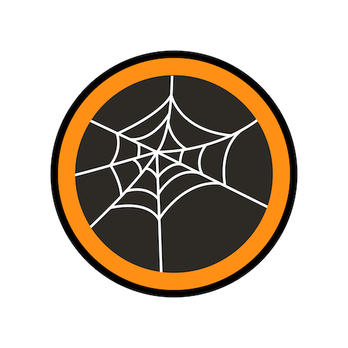 Thrills and Chills Spiderweb Patch