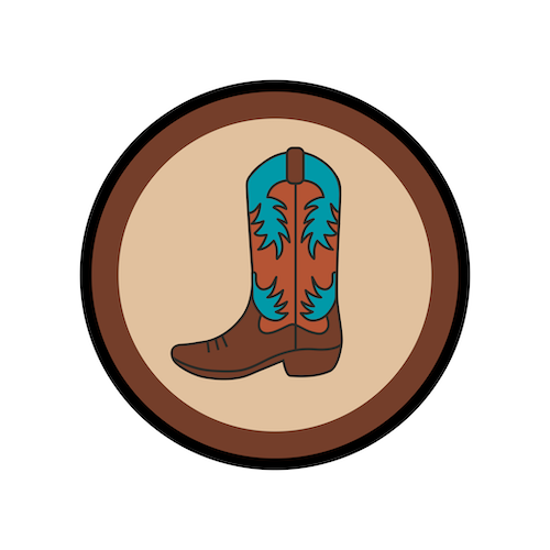 Wild West Boot Patch