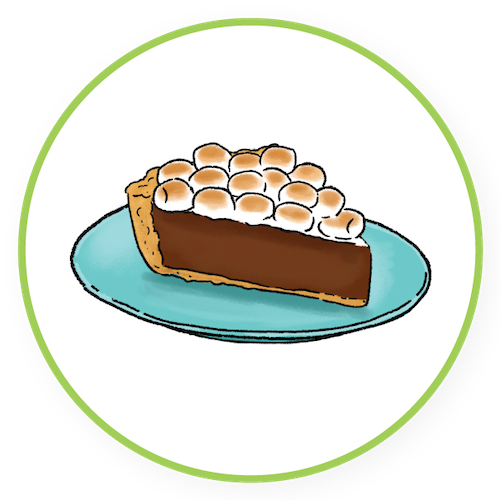 Chocolate S'mores Pie Kit ($7)
