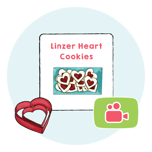 Linzer Heart Cookies Kit