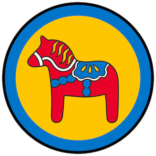 Swedish Eats Dala Horse Patch